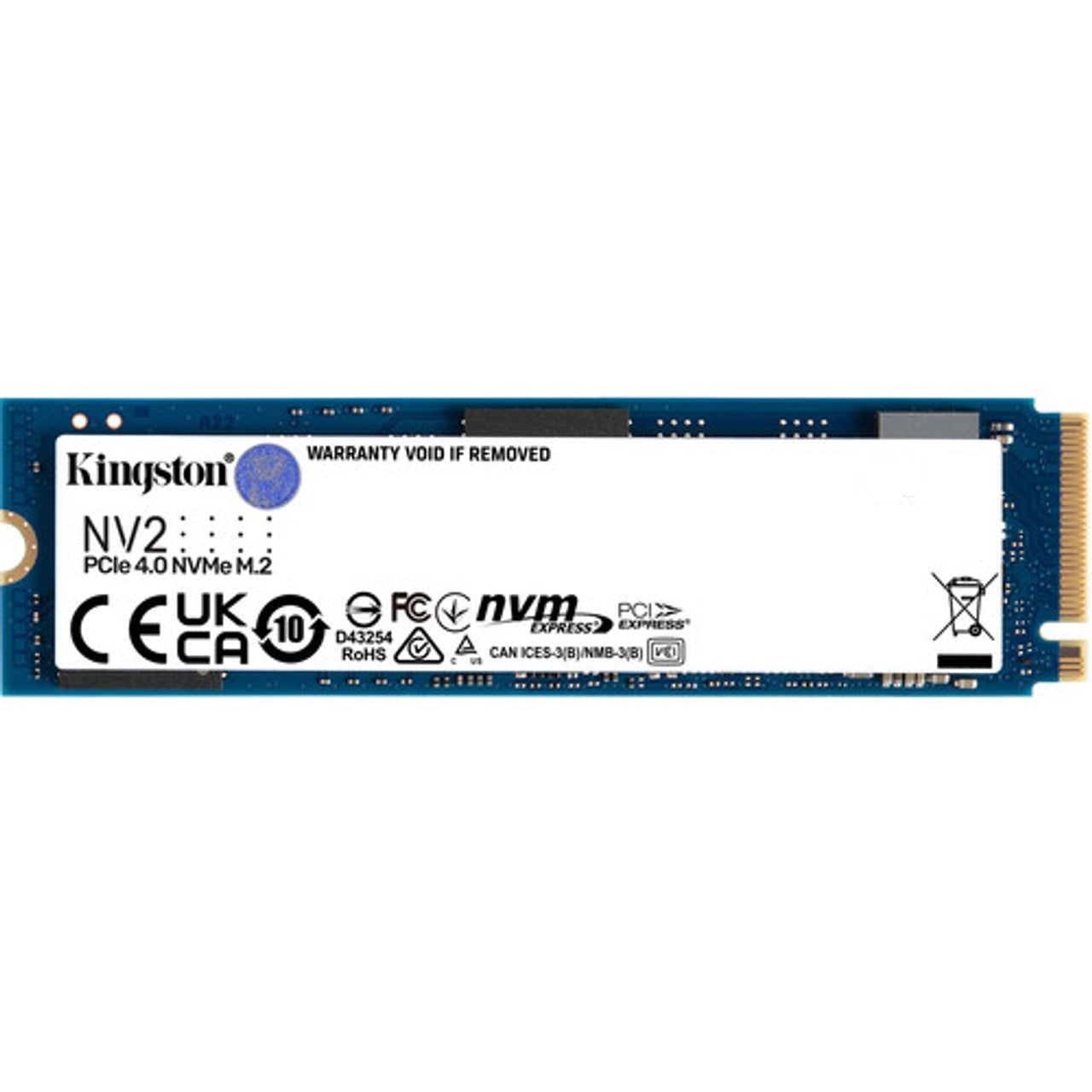 Disco Interno SSD KINGSTON NV2 500GB M.2 NVMe PCIe 4.0 3500MB/s