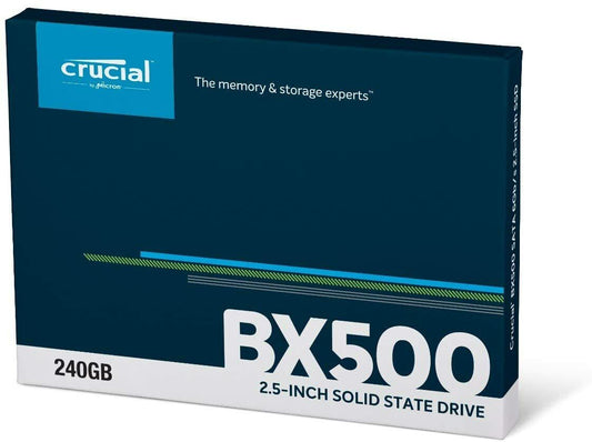 Disco Interno SSD CRUCIAL BX500 240GB 2.5" SATA 3.0 540MB/s